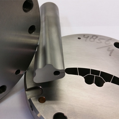 Extrusiematrijs draadvonken